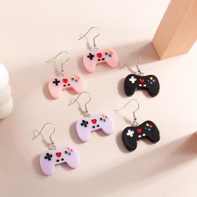 Fashion Jewelry Game Console Pendant Resin Earrings