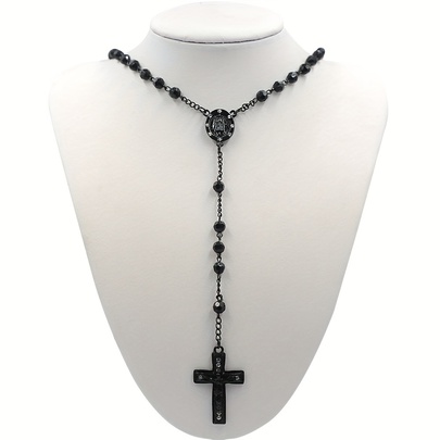 Casual Cross Alloy Women's Long Necklace