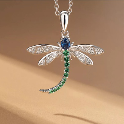 Casual Vacation Dragonfly Alloy Iron Plating Inlay Rhinestones Glass Women's