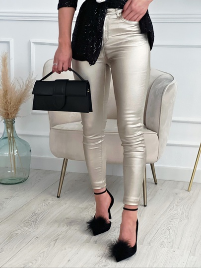 Women's Street Sexy Solid Color Full Length Skinny Pants