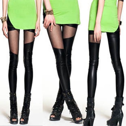 Women's Daily Street Classic Style Color Block Ankle-length Leggings