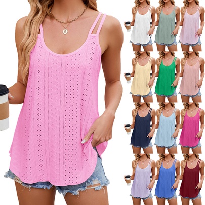 Women's Vest Tank Tops Casual Simple Style Solid Color