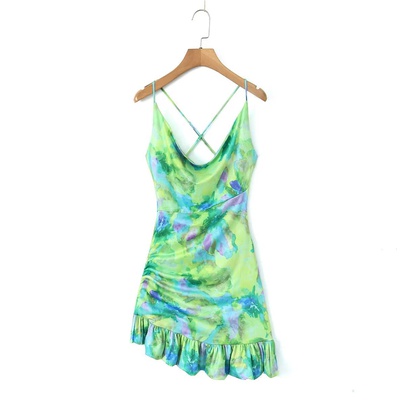 Women's Strap Dress Vacation Strap Sleeveless Printing Above Knee Daily
