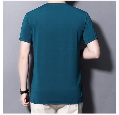 Men's Solid Color T-shirt Men's Clothing