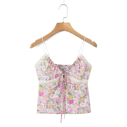 Women's Camisole Tank Tops Sexy Ditsy Floral